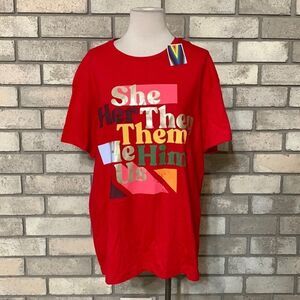 3for$20 NWT shirt take pride  she her they  them he him pride shirt